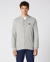 WRANGLER SIGN OFF ZUPTHRU MĘSKA BLUZA MID GREY MELANGE W6B4HAX37 112130688